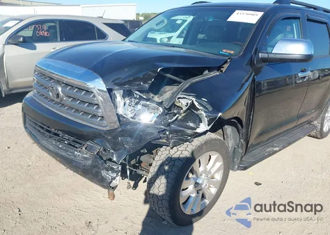 2014 Toyota Sequoia Platinum 5.7L V8 из США, поврежденный, VIN 5TDDY5G19ES098357